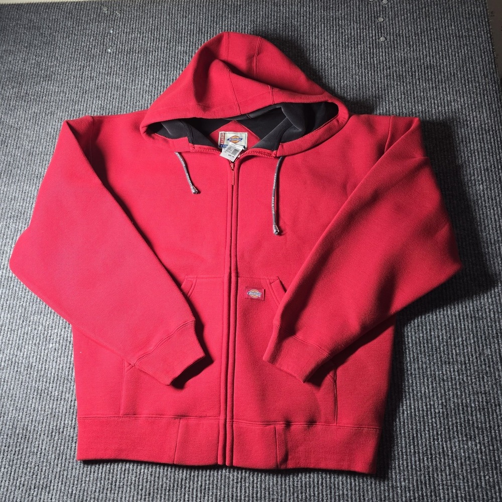 NWT Dickies Sz XL Midweight Fleece Full Zip Hoodie Sweatshirt, Dickies TW325ER